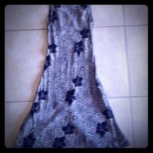 Black and white cocktail dress